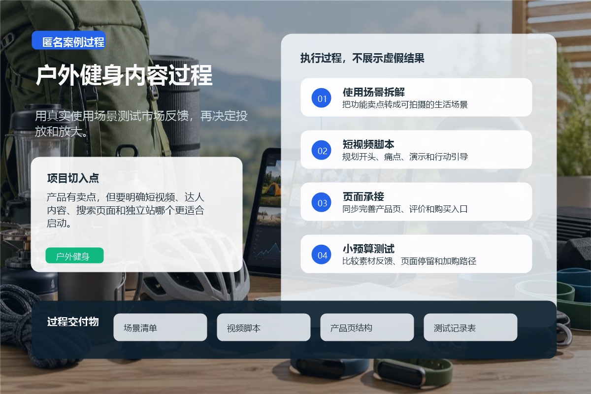 户外运动和健身用品品牌出海案例过程图