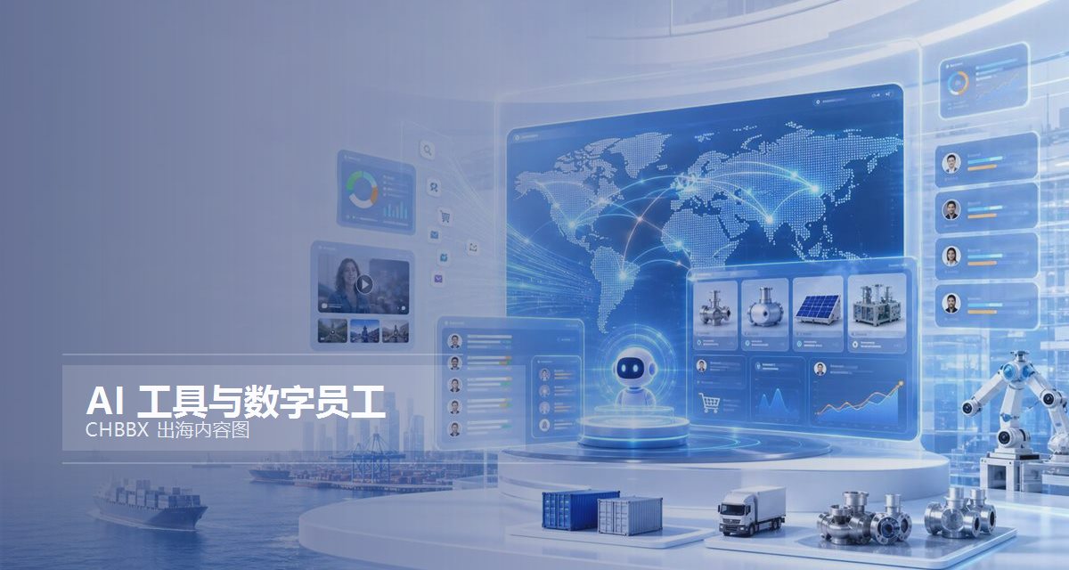 AI 工具与数字员工示意图